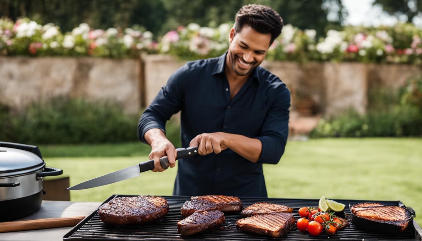 Como cuidar da minha faca de churrasco